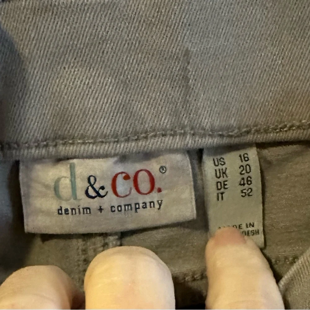 Denim&Co Women's Straight Leg Pants - Gray - Picture 6 of 6